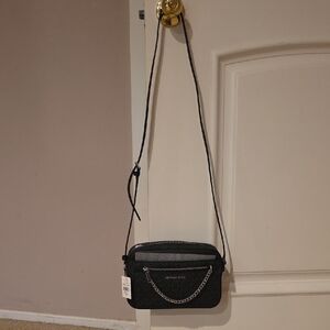 New. MK Crossbody Bag with Chain Accent